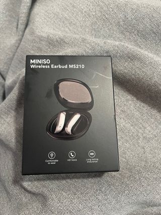 Auriculares inalámbricos Miniso negros/plateados