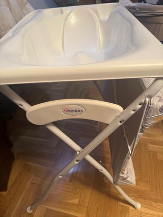 Bañera y cambiador de bebé