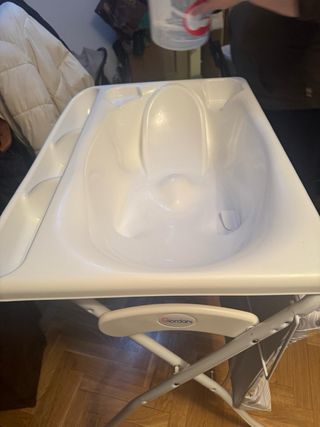 Bañera y cambiador de bebé