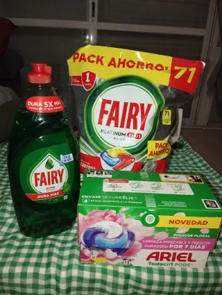 Pack productos lavavajillas, lavadora y a mano