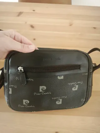 Bolso vintage de piel Piere Cardin