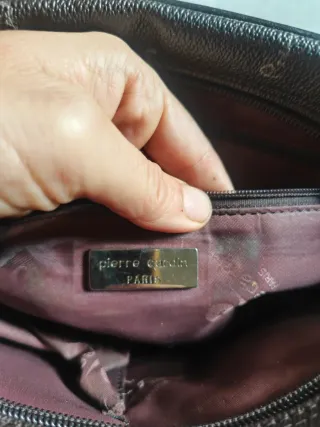 Bolso vintage de piel Piere Cardin