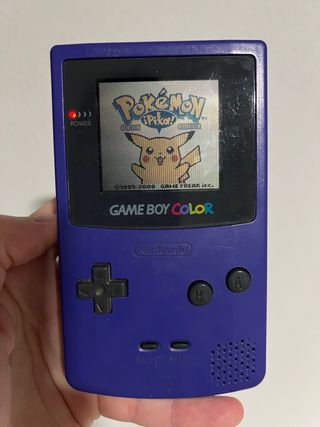 Nintendo Game Boy Color Morado + Juegos