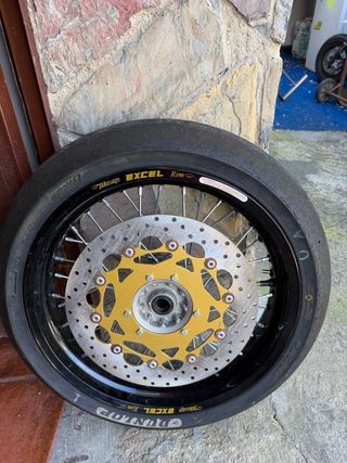 Llantas exel supermotard (nueva de estreno)
