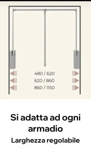 Appendiabiti Tutto Giù per armadio