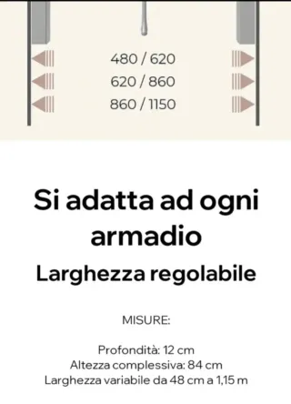 Appendiabiti Tutto Giù per armadio