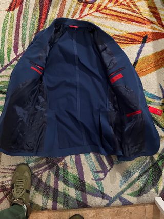 Americana CH Carolina Herrera azul marino