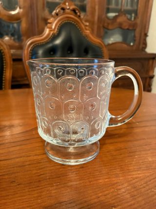 Jarra de agua vintage de cristal