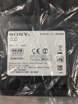 Sony 49” lcd 4k