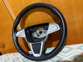 Volante Seat Ibiza 6J Cuero Perforado y liso.