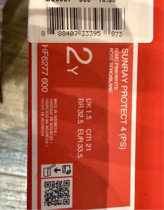 Nike Sunray Protect 4 (PS) Niña Rosa  Talla 33,5