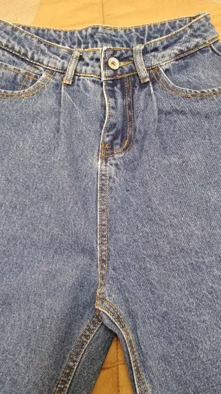 Jeans Baggy Donna Blu