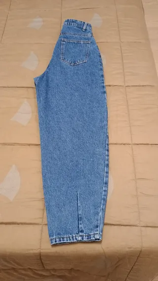 Jeans Baggy Donna Blu