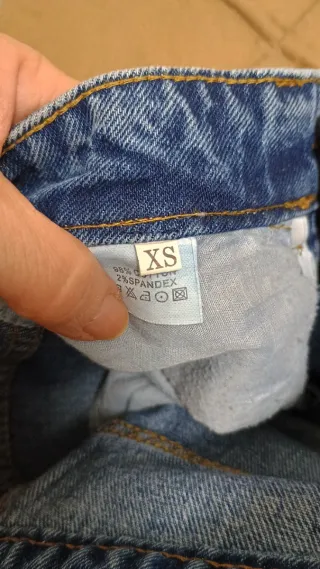 Jeans Baggy Donna Blu