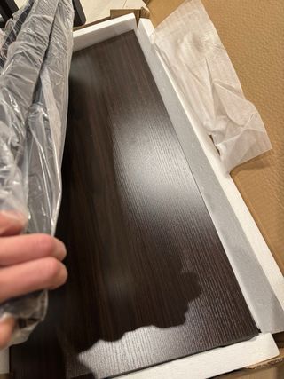 Escritorio Marrón Madera Nuevo