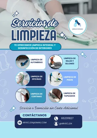 Ofresco servicios de Limpieza domestica