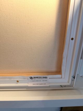 Cuadro Pon Arscher con Marco de Aluminio Blanco