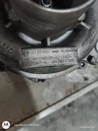 Turbo GT17460 Renault tráfic 1.9