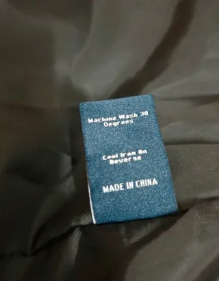 Red Crew Clothing Down Vest with Hood