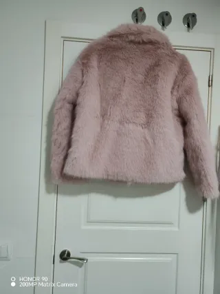 Chaquetón pelo rosa