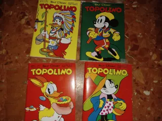 Lote 85 Fumetti Topolino con placca in metallo