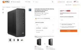 Ordenador Sobremesa HP Slim Desktop