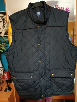 Chaleco acolchado DOC azul hombre