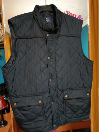 Chaleco acolchado DOC azul hombre