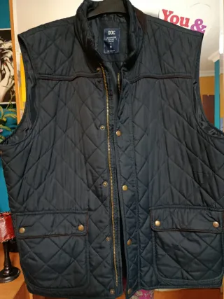 Chaleco acolchado DOC azul hombre