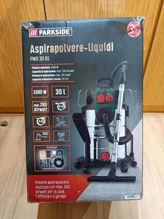 1500W Aspiradora Profesional PARKSIDE