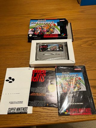 Super Mario Kart PAL Esp Nintendo SNES