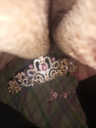 Set di gioielli con tiara, collana e braccialetto