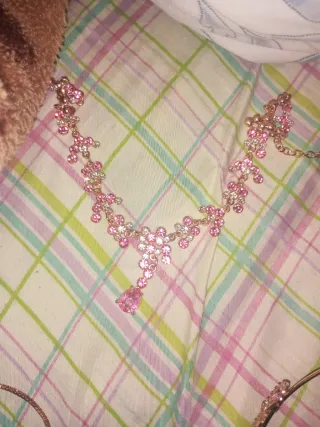 Set di gioielli con tiara, collana e braccialetto