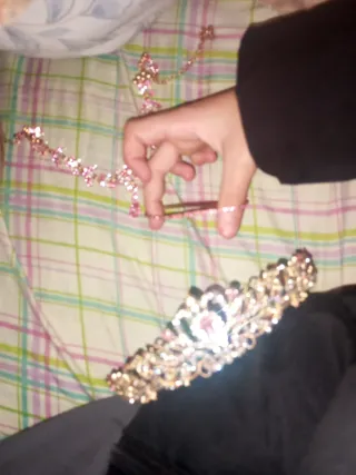 Set di gioielli con tiara, collana e braccialetto