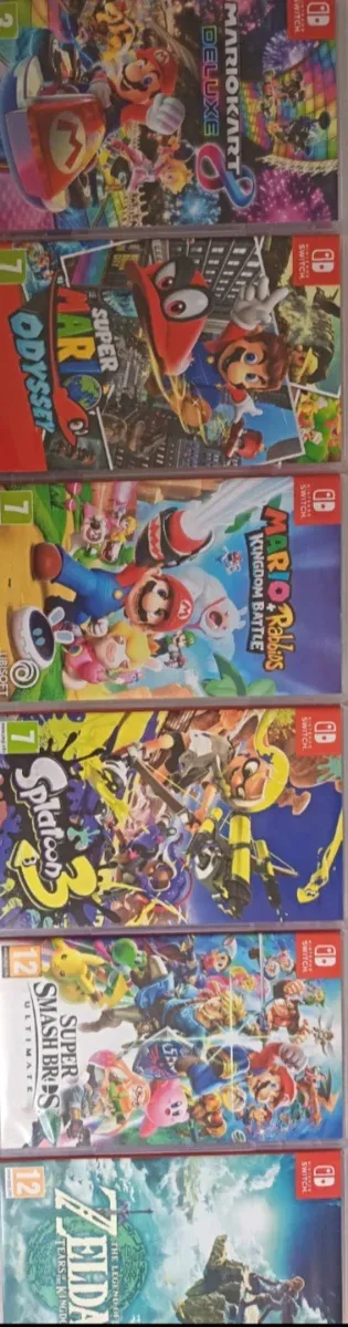 Nintendo Switch con 6 giochi e accessori