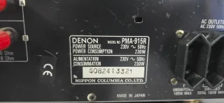 Altavoces BOWERS & WILKINS B&W + DENON PMA-915R