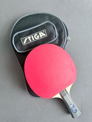 Pala Ping Pong Stiga + 3 Bolas + Funda