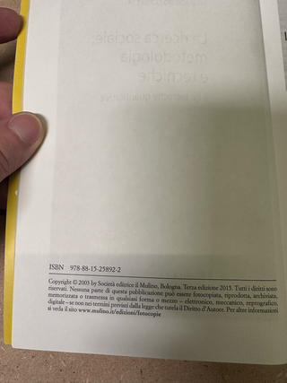 La ricerca sociale: metodologia e tecnica volume 2