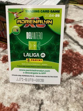 Cromo Djalo New Master firmado Adrenalyn XL