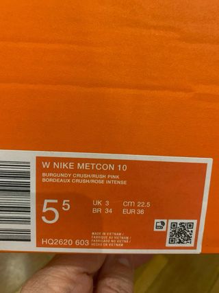 Zapatillas nike metcon 10 moradas