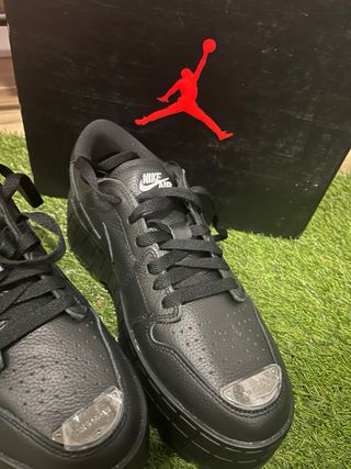 Zapatillas Nike Air Jordan 1 Plataforma Negras