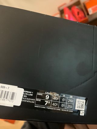 Zapatillas Nike Air Jordan 1 Plataforma Negras