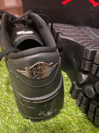 Zapatillas Nike Air Jordan 1 Plataforma Negras