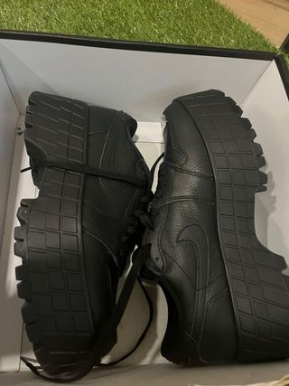 Zapatillas Nike Air Jordan 1 Plataforma Negras