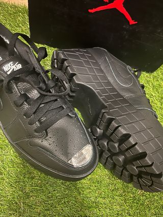 Zapatillas Nike Air Jordan 1 Plataforma Negras