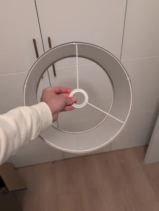 Pantalla lampara techo 33 de diámetro y 24 de alt