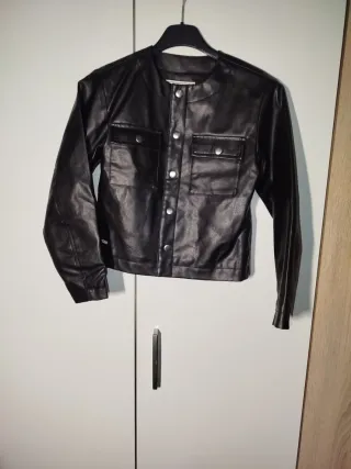 giacchino giacca giubbotto giacchetto finta pelle