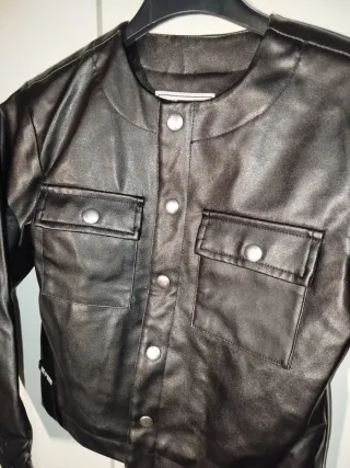 giacchino giacca giubbotto giacchetto finta pelle