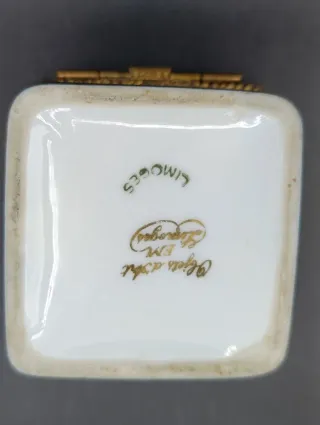 Caja porcelana Limoges