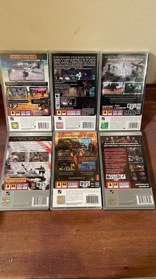 Pacchetto 6 giochi PSP completi